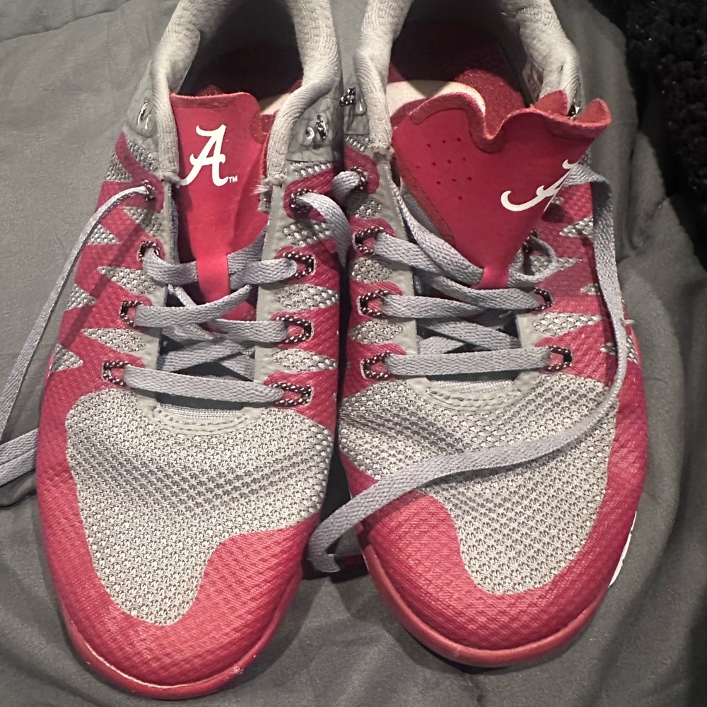 Alabama Crimson Tide Red and Gray Sneakers